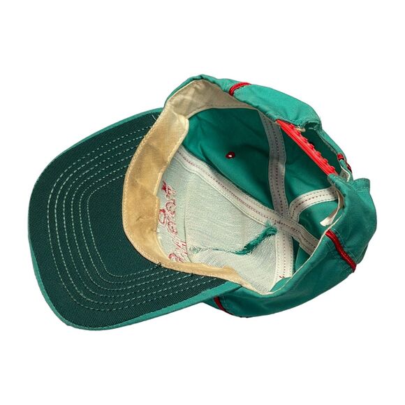 SKM Aqua Embroidered Bobby Hillin Jr. Nascar Heilig Meyers Racing Snapback Hat - Picture 6 of 7